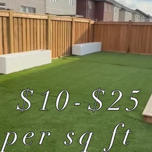 Cost of Artificial Grass in Ontario for 2026 | Price Calculator