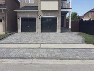 Driveway of residential home in Ontario